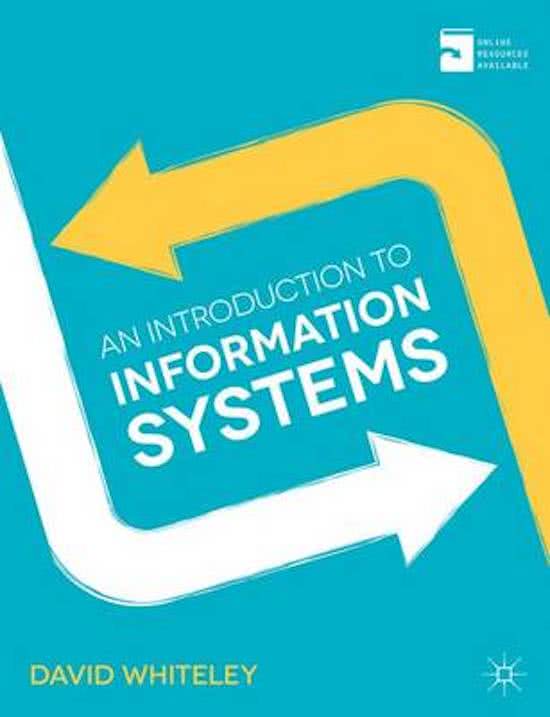 An Introduction to Information Systems