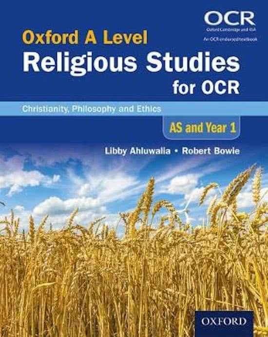OCR Religious Studies (H173, H573): Developments in Christian Thought - 3 Knowledge of God's Existence