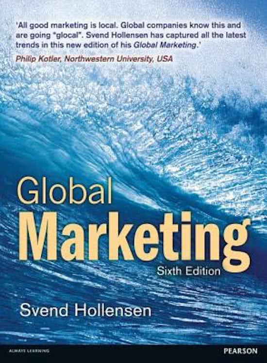 Samenvatting International Marketing/Global Marketing 