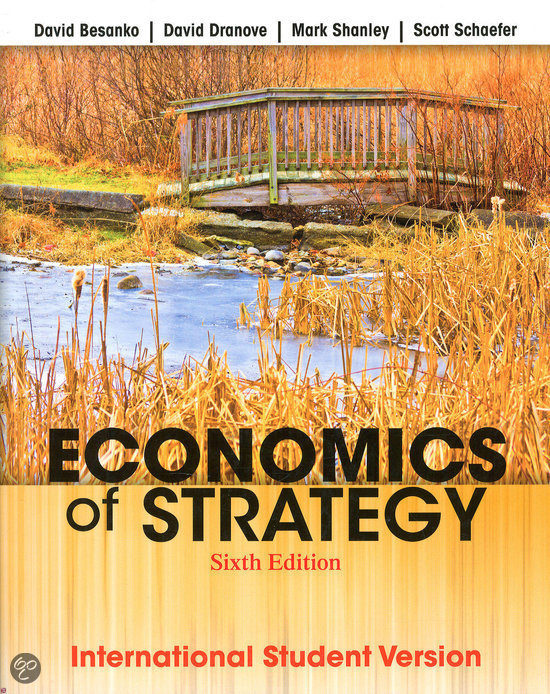Economics of Strategy notes (1st edition) November 2022