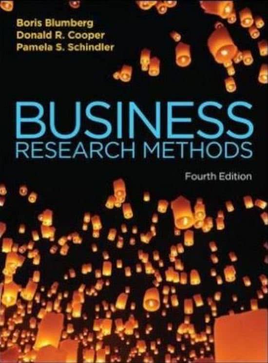 Business Research Methods - Summary Statistics