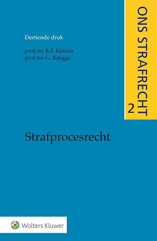 Schema's Strafprocesrecht Dwangmiddelen