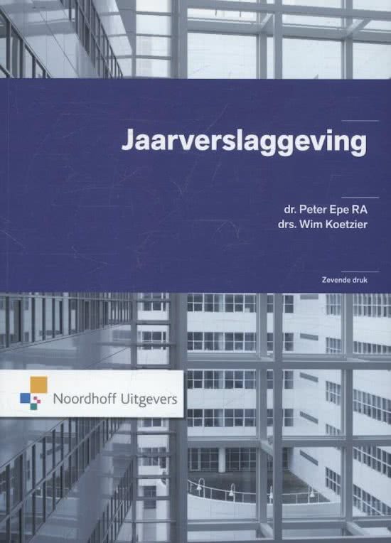 Opgavenboek Jaarverslaggeving