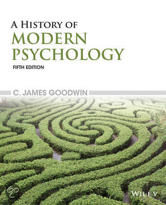 A History of Modern Psychology