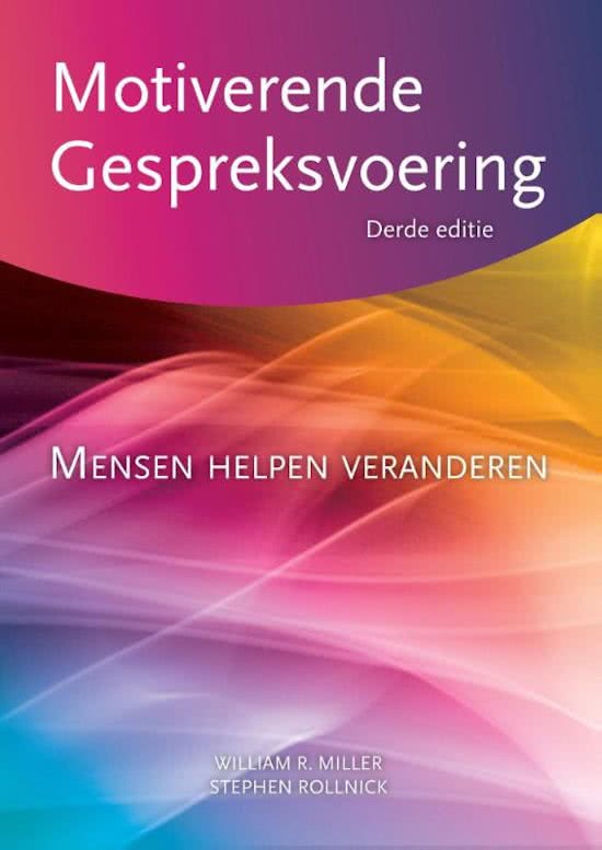 Hoorcolleges Patient Centered Communication - Motivational Interviewing (minor Fysiotherapie & Kinderen, Volwassenen & Ouderen)