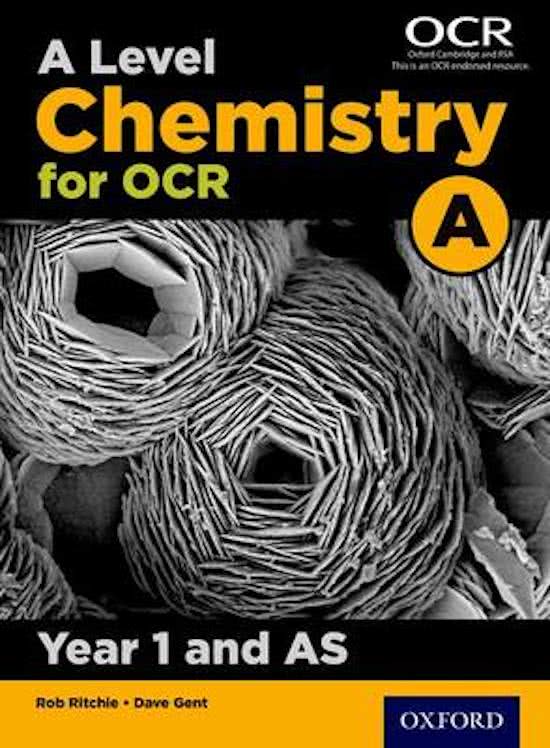 A level OCR chemistry chapter 15 notes