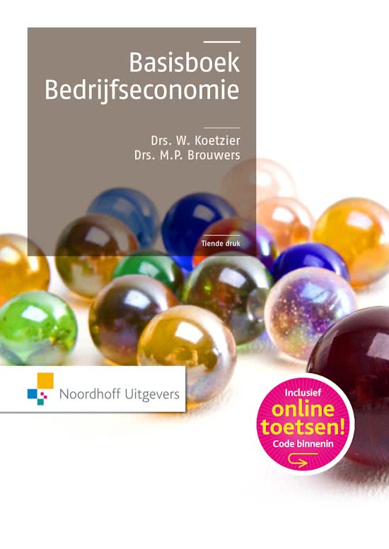 Samenvatting Bedrijfseconomie in perspectief M1.1 (basisboek bedrijfseconomie   basisstudie in het boekhouden)