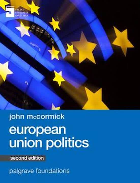 European Public Policy - Summary of week 1 til 11
