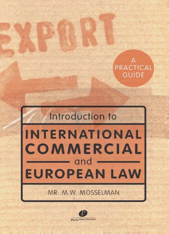 summary International Business and EU Law