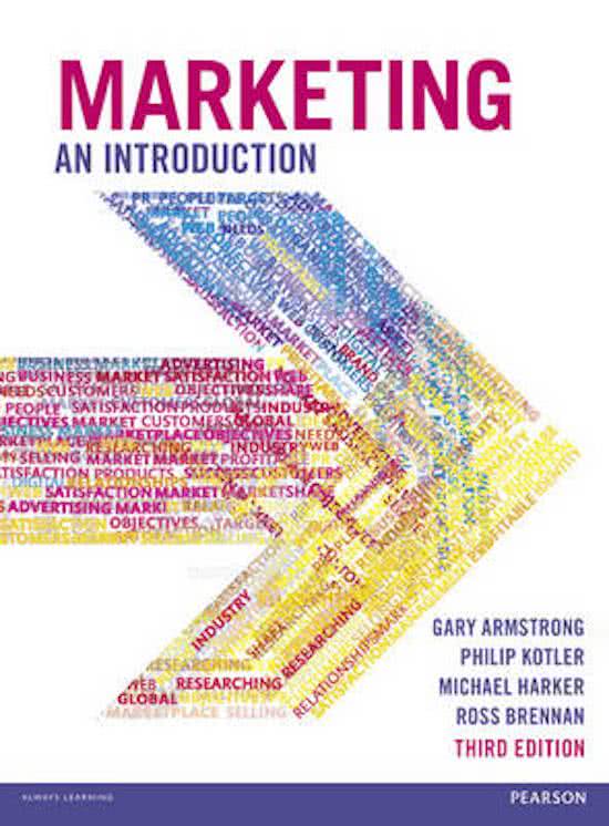 Marketing an Introduction Chapters: 1,2,3,5,6,7,8,9,12,13 | IB Year 1 | Hva