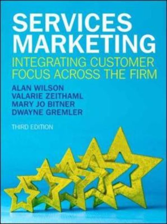 Services Marketing: Summary of Integrating Customer Focus Across the Firm 